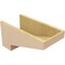 Ekena Millwork 10"W x 20"D x 10"H Wide Clemmons Rough Cedar Woodgrain TimberThane Corbel, Primed Tan CORUR10X20X10CLERCPR - alternate 4